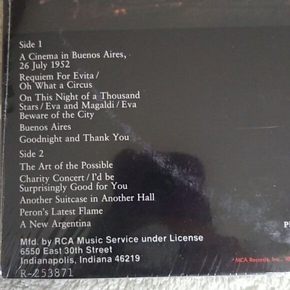 EVITA - “Premiere American Recording” Vinyl Record 1979 - Picture 4 of 5